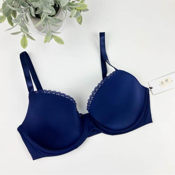 Calvin Klein Other - Calvin Klein Women's Seductive Comfort Customized Lift Bra Blue Size 32DD